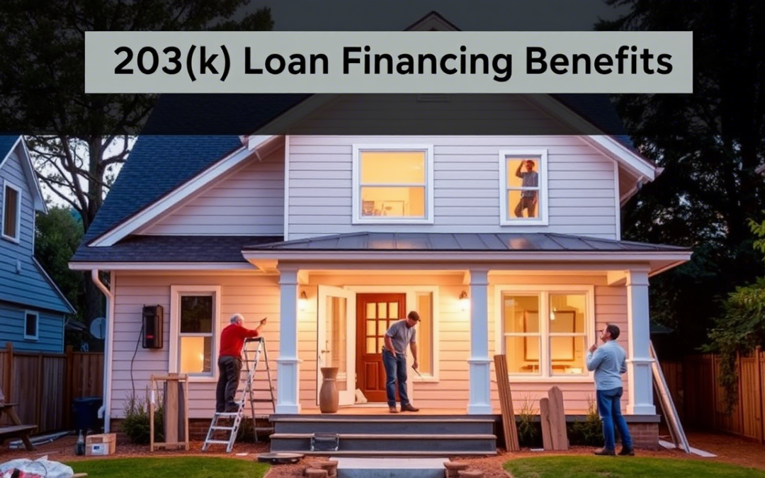 203(k) Loan Financing Benefits: Save Deals, Customize, Build Equity