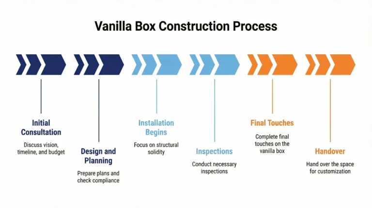 Vanilla box construction process in Philadelphia